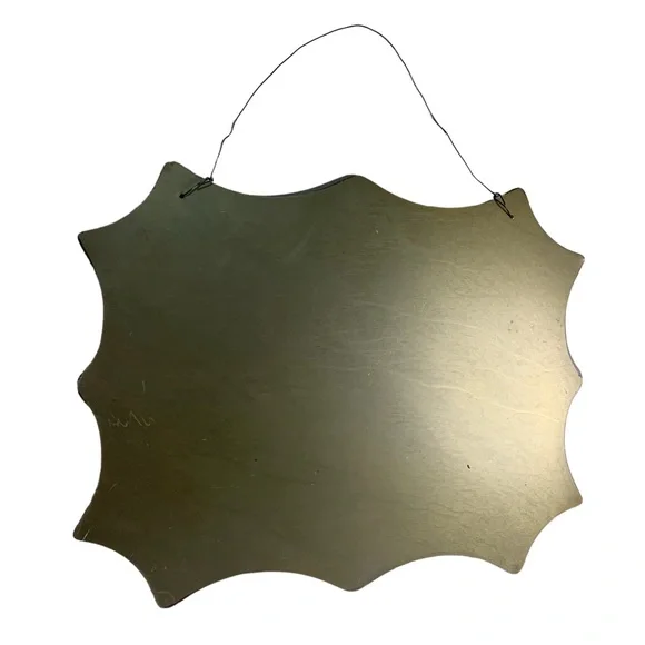 Paris Eiffel Tower Magnetic Memo Board Tin Wall Decor WithWire Hanger Distressed - Picture 6 of 8